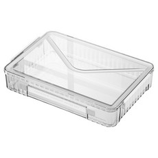 TINKO 文件收納整理 搭扣式收納箱, 白色, 1個