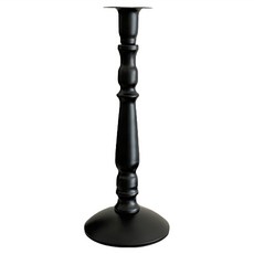 Topia 高級燭台 中號 10 x 26 cm, 黑色