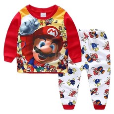 SUPER MARIO 超級瑪利歐 兒童款 薄長袖套裝