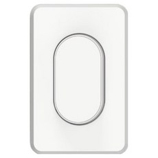 CLICKTAP PLANO 1位嵌入式單切開關 白色, 1個