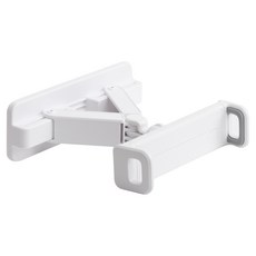 Quokka C 黏貼式免鑽孔平板壁掛架, 白色, BWV-001, 1個