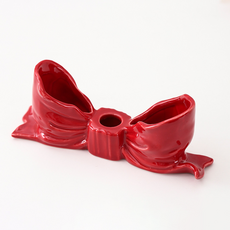 Taminayo 蝴蝶結燭臺, 紅色