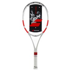 BABOLAT Pure Strike 100 球拍, 白色 + 紅色 + 黑色, 1個