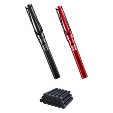 Misoroun 簡潔多用途鋼筆組, EF, 黑色+紅色+墨水18入B