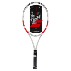 BABOLAT Pure Strike 100 球拍, White + Red + Black, 1個