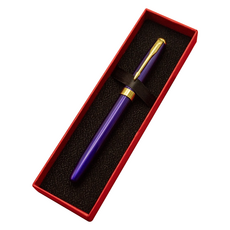 微笑贈禮用商務鋼筆組, F, 紫色+基本盒
