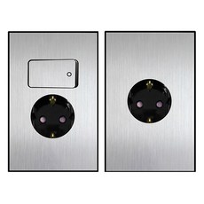 Boedam 附開關插座1孔 + 嵌入式插座1孔組合, 1套