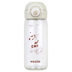 Weasel兒童款Tritan水壺, 奶油白, 480ml, 1個