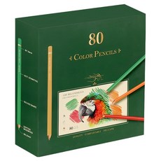 Sina Art 油性色鉛筆組, 1套, 80色