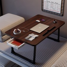 써뉴즈 간편 노트북 침대 베드테이블, 월넛