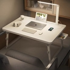 SUNUSE 多功能高度調節床上桌, 白色