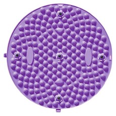 원티크 발마사지 원형 발지압 매트 37cm, 1개, 퍼플