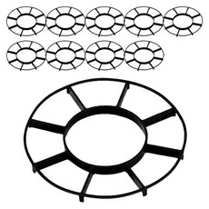 Onup 防過濕花盆通風支架, 黑色, 10個