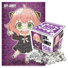 학산문화사 스파이패밀리 직소퍼즐 아나포저 Purple, 1개, 혼합색상, 108피스