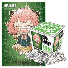 학산문화사 스파이패밀리 직소퍼즐 아나포저 Green, 1개, 혼합색상, 108피스