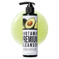 WONDER BATH Vegitoks酪梨維他命弱酸性泡沫洗面乳, 200ml, 1瓶