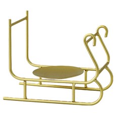 Laventia 蠟燭雪橇托盤架, 金色