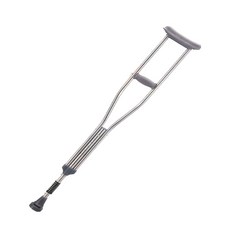 뉴립 9단 높이조절 스프링형 안전 목발, 1개