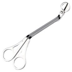 Laventia 弧形燭芯剪座, 銀色, 1個