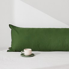 Delton 繽紛色彩帆布身體抱枕套, 綠色