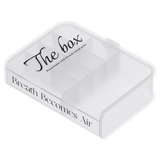 마샤투 책모양 인테리어 멀티 수납 박스, 아크릴투명, 1개