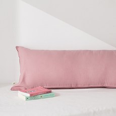 델튼 팝컬러 캔버스 바디필로우커버, 틴트핑크