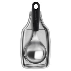 WAGENSTEIGER 不鏽鋼廚房用具 Schwarz Löffel 湯勺 + 懸掛式湯勺架套組, 1套, 單一顏色