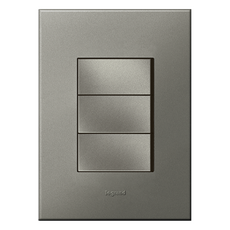 Legrand 羅格朗 Arteor Simple系列 長方形單色鎂 3開關, 1個