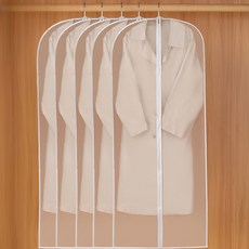 픽댓 반투명 옷커버 지퍼형, 1개입, 5개