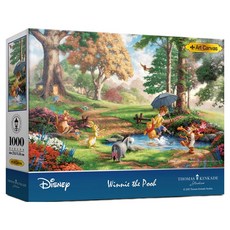 THOMAS KINKADE 迪士尼小熊維尼2拼圖 7017, 1000件, 1個, 混合色