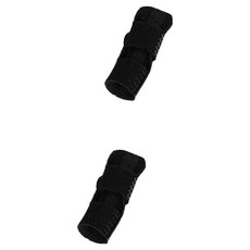 칼라 손가락 보호대 블랙, 2개