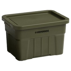 Highgrounds 露營迷你收納整理箱 22L, 卡其色, 1層, 1個