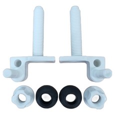 변기커버 고정 시트고리 나사 세트, 화이트