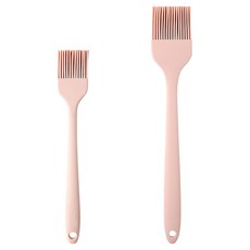 EASY Sili 矽膠油刷2件組, 淺粉色, 1套