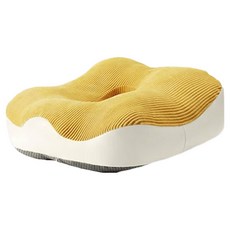 soonZAM 改善姿勢護腰支撐靠墊坐墊, 黃色