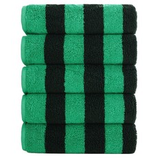 TowelToktok Holiday 飯店毛巾 200g 40支 精梳棉, 綠色, 5個