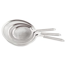 Kitchen Blooming 304不鏽鋼濾勺3件組 銀色手柄, 1套