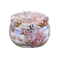 迷你尺寸茶燭燭台收納盒 設計32, 混合色