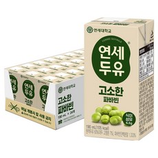 연세두유 고소한 파바빈 두유, 190ml, 24개
