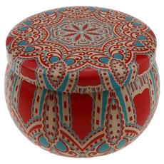 迷你尺寸茶蠟燭台收納盒 設計5, 混合色