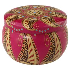 迷你尺寸茶燭燭台收納盒 設計13, 混色