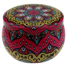 迷你尺寸茶蠟燭台收納盒 設計3, 混合色