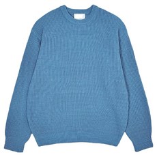 Mercita男款寬鬆版型Haji羅紋針織大學T