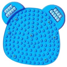 발 마사지 롤 지압 매트 MH098 51 x 48.5 cm, 1개, 블루