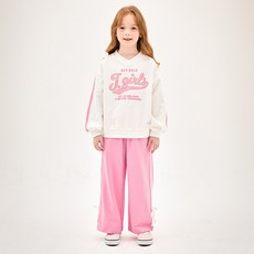 JELISPOON 女童蝴蝶結潮酷V領上下裝套組