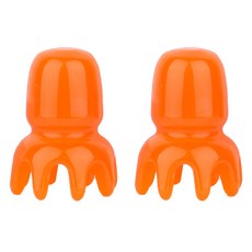 章魚頭皮刮痧按摩器, 橘色, 2個
