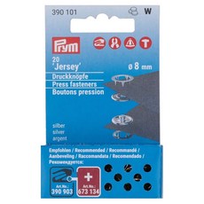 Prym 按扣補充環 8mm 390101, 單一顏色, 1個