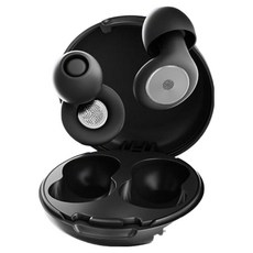 Pogeun商店 矽膠睡眠耳塞 黑色, 1個, 2入