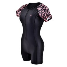 koogi adventure 女性短袖連身三分室內泳衣 KS-S8556