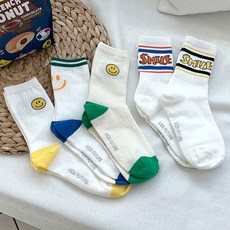 Kids FUTURE 兒童自由風格中筒襪5件組